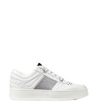 Giày Jimmy Choo Nữ Hawaii 'White Glitter'
