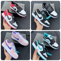 Giầy Jordan 1 đen đỏ thấp cổ  fullbox