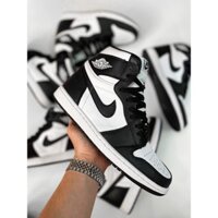 Giày Jordan 1 high Black white (đen trắng)
