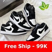giày jordan 1 , jordan thấp cổ, giày jordan panda thấp nỉ full box bill