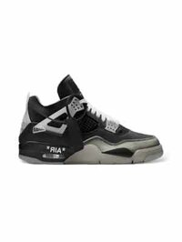 Giày Jordan 4 Off White Black Cat – Jordan 4 Đen Xám