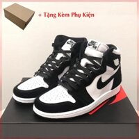 Giày Jordan Cổ Cao Full Box, Giày JD1 Hight Panda Hàng Đẹp Tặng Kèm Phụ Kiện K217