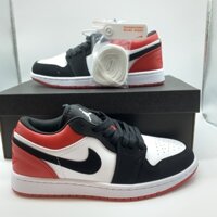 Giày Jordan Đỏ Đen Cổ Thấp Giầy JD Low Sneaker Thời Trang Hàng Đẹp Full Box bản 1:1
