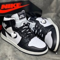 Giày jordan panda cổ cao giày sneaker nam nữ thể thao giày bóng rổ jd1 đen trắng giá rẻ full box G04