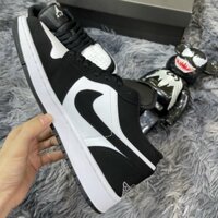 Giày jordan panda cổ thấp giày sneaker nam nữ thể thao giày bóng rổ jd1 đen trắng giá rẻ full box G03