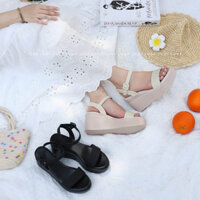 Giày Judy- Giày Sandal Đế Xuồng Judy Quai Ngang 7p VNXK [Ảnh Thật]