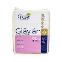 Giấy khăn ăn Posy (240*240mm, 2lớp/1kg),