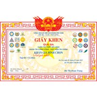 Giấy khen nhiều mẫu các thể loại