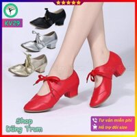 Giày Khiêu Vũ DanceSport Cao 4cm Cực Êm Và Chắc Chân KV29