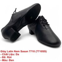 Giày Khiêu Vũ Dancesport Latin Nam Sasan 7710 (7710SS) - Mờ (Tặng Túi Đựng Giày)