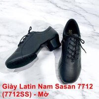 Giày Khiêu Vũ Dancesport Latin Nam Sasan 7712 (7712SS) - Mờ (Tặng Túi Đựng Giày)
