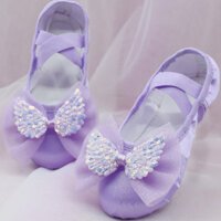 Giày Khiêu Vũ Màu Hồng Nữ Đế Mềm Trẻ Em Nhảy Múa Chuyên Dụng Cô Gái Công Chúa Mèo Móng Vuốt Ba Lê Trung Quốc Hiệu Suất Thực Hành Satin