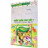 Giấy Kiểm Tra 4 Ô Ly K.Long 011