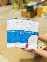 Giấy kiểm tra Cấp 2 Hồng Hà