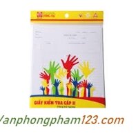 Giấy kiểm tra cấp 2 mới Hồng Hà 4920