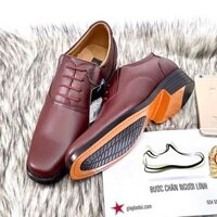 Giày Kiểu Quân Đội Cấp Tướng Màu Nâu 535