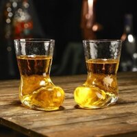 Giày Kính Sáng Tạo Đức Bia Thủy Tinh Thủ Công Bia Thủy Tinh Cocktail Thủy Tinh Cổ Điển Thủy Tinh Whisky Thủy Tinh