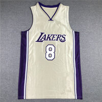 Giày Kobe 8 của Lakers # Áo bóng thêu vàng Hall of Fame Áo bóng rổ Kobe