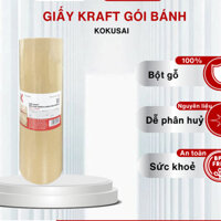 Giấy Kraft Gói Thực Phẩm & Hàng Hóa Kokusai, 43cm x 100m, Gói Thuốc Bắc, Xôi, Đồ ăn khô - MORIITALIA KOU012911