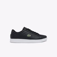 Giày Lacoste Chính hãng - Men's Carnaby Evo Leather Sneakers - Nam - Đen | JapanSport 7-45SMA0110-312