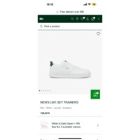 Giày Lacoste L001 Set Trainers chính hãng size 39.5