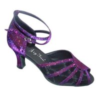 Giày Latin Khiêu Vũ Dancesport Dành Cho Nữ JigFoo 601809 - Gót 7.5cm