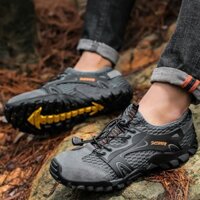 Giày leo núi ngoài trời, giày đi bộ lưới, giày nước cỡ lớn, giày trekking nam, giày chạy địa hình chống nước, đa năng