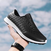Giày lỗ kiểu thể thao - Giày nhựa đi mưa WNC-Native chất liệu nhựa EVA êm mềm không thấm nước - Mã 8608