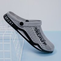 Giày Lỗ Nam Mới Thoáng Khí Phiên Bản Hàn Quốc Giày Sandal Nam Đi Biển Công Dụng Kép Cặp Đôi Đế Dày Hợp Thời Trang