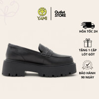 Giày Loafer Nam Nữ Hàng Hiệu, Giày Chunky Loafer Đế Dày Phối Khóa Yếm Có Big Size, Loafer Xuất Xịn YAMI
