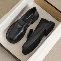 Giày Loafer nữ Ruman da mềm đế 3cm Full Box