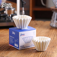 Giấy lọc cà phê Bincoo, giấy lọc bánh, giấy lọc đáy phẳng, giấy lọc cốc 155/185, loại giấy lọc bát FHLA