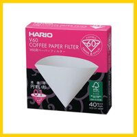 Giấy Lọc Cà Phê Hario V60 - Size 1 Trắng -40 tờ