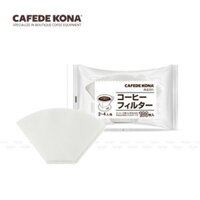 Giấy lọc cà phê hình quạt clever kalita 3 lỗ - Size 02