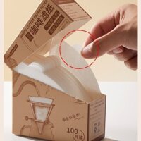 Giấy lọc cà phê pha cầm tay Giấy lọc hình quạt Bộ lọc cà phê ~