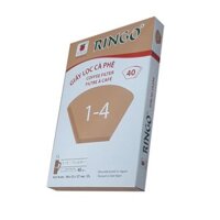 Giấy Lọc Cà Phê Tuyền Hưng Phú 1 x 4 Hộp 40 Tờ - Nâu 8936009564941
