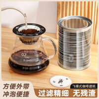 Giấy Lọc Tai Treo Đĩa Bay Giấy Lọc Cà Phê Rửa Tay Giấy Lọc Cà Phê Dạng Móc Tai Giấy Lọc Bột Cà Phê Túi Lọc Cà Phê Dùng M