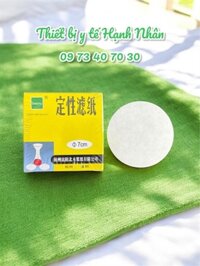 Giấy lọc thí nghiệm 7cm - Hộp