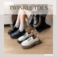 Giày Lolita Nữ Twinkle Toes Buộc Dây Phong Cách Vintage