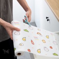 Giấy Lót Ngăn Kéo Tủ Chống Thấm Nước / Dầu / Ẩm Họa Tiết Hoạt Hình Dễ Thương