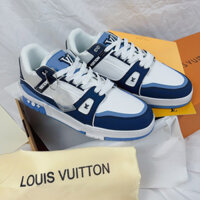 Giày Louis Vuitton LV Trainer Blue White