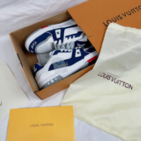 Giày Louis Vuitton LV Trainer 54 Blue Navy White Red