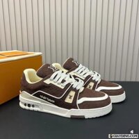 Giày Louis Vuitton LV Trainer Mocha Cream 1ACR5T