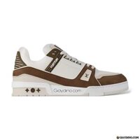 Giày Louis Vuitton LV Trainer Moka Mocha Nâu 1ABLVB