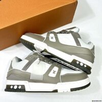 Giày Louis Vuitton LV Trainer 54 Trắng Xanh Rêu