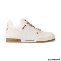 Giày Louis Vuitton LV Trainer Maxi White Brown