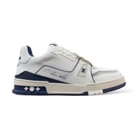 Giày Louis Vuitton Trainer 54 Signature Marine Blue