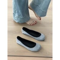 ✨[Giày lười] 2024 Phong Cách Mới Giày Da Báo Một Chân Nữ Niche Lười Nông Miệng Tròn Mũi Phẳng Chống Mài Mòn Bóng Khâu