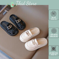 Giày Lười Cho Bé Gái Da PU Mềm Mại,Giày Cho Bé Gái Đế Cao Su Chống Trơn Trượt Tốt(V67)