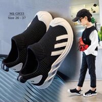 Giày lười cho bé - Giày cổ chun bé trai bé gái học sinh đi học đi biển mùa hè êm nhẹ thoáng khí dáng thể thao GH33